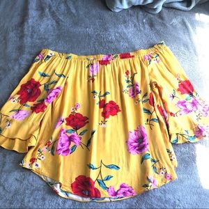 NEW Boho Off the Shoulder Top XL